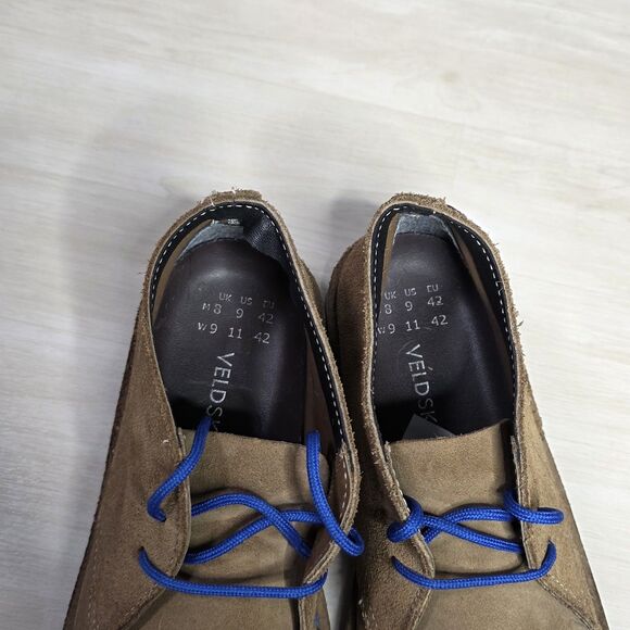 Veldskoen Heritage The J-Bay Leather Suede Chukka‎ Shoes Boots Men's Size 9 - Picture 9 of 12